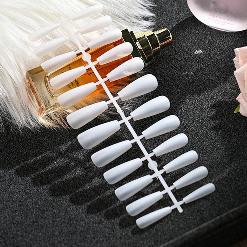 1 Bộ Móng Tay Giả Loại Dài Và Vừa Màu Sắc Trơn Và Siêu Dài Dùng Để Múa Ba Lê