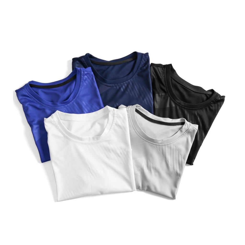 Áo thun lạnh nam, áo thể thao cổ tròn cộc tay co giãn thông hơi thoáng mát RM22 Running