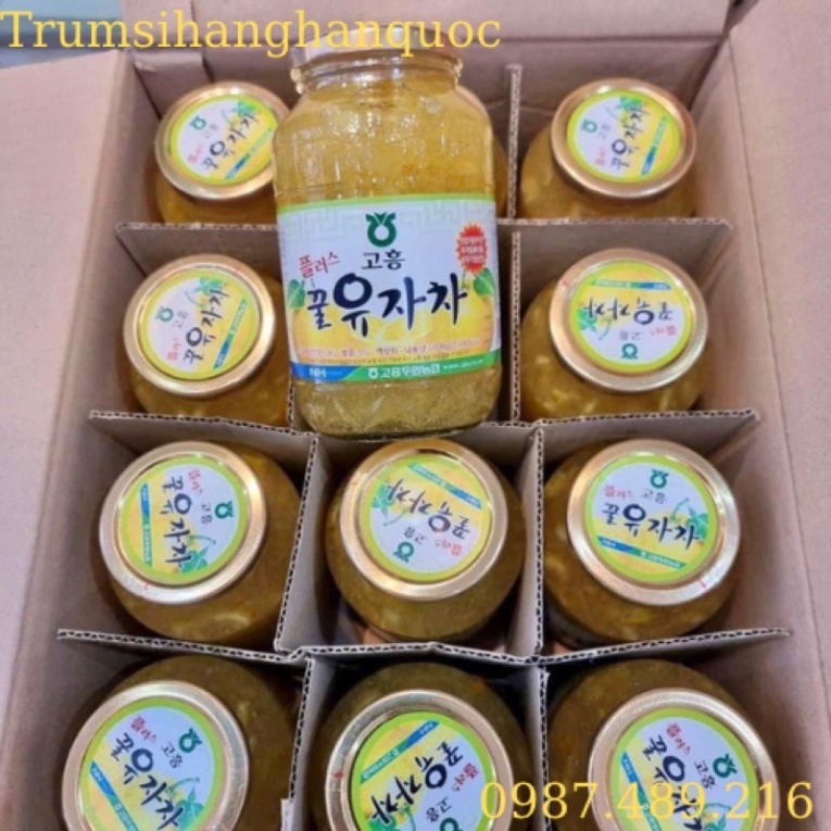 Mật ong chanh đào Hàn Quốc [ Hàng Mới Về ]