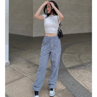 Quần dài Basic Pants (quần nhung ống suông)