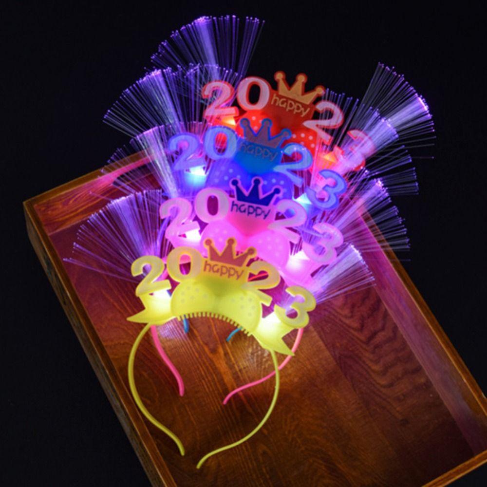 Băng Đô Cài Tóc Hình Vương Miện Bằng Nhựa Mừng Năm Mới 15H