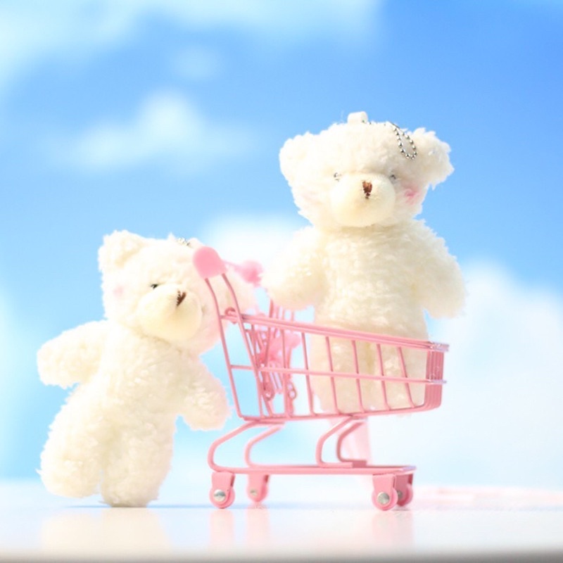 Móc khoá gấu bông treo balo dễ thương