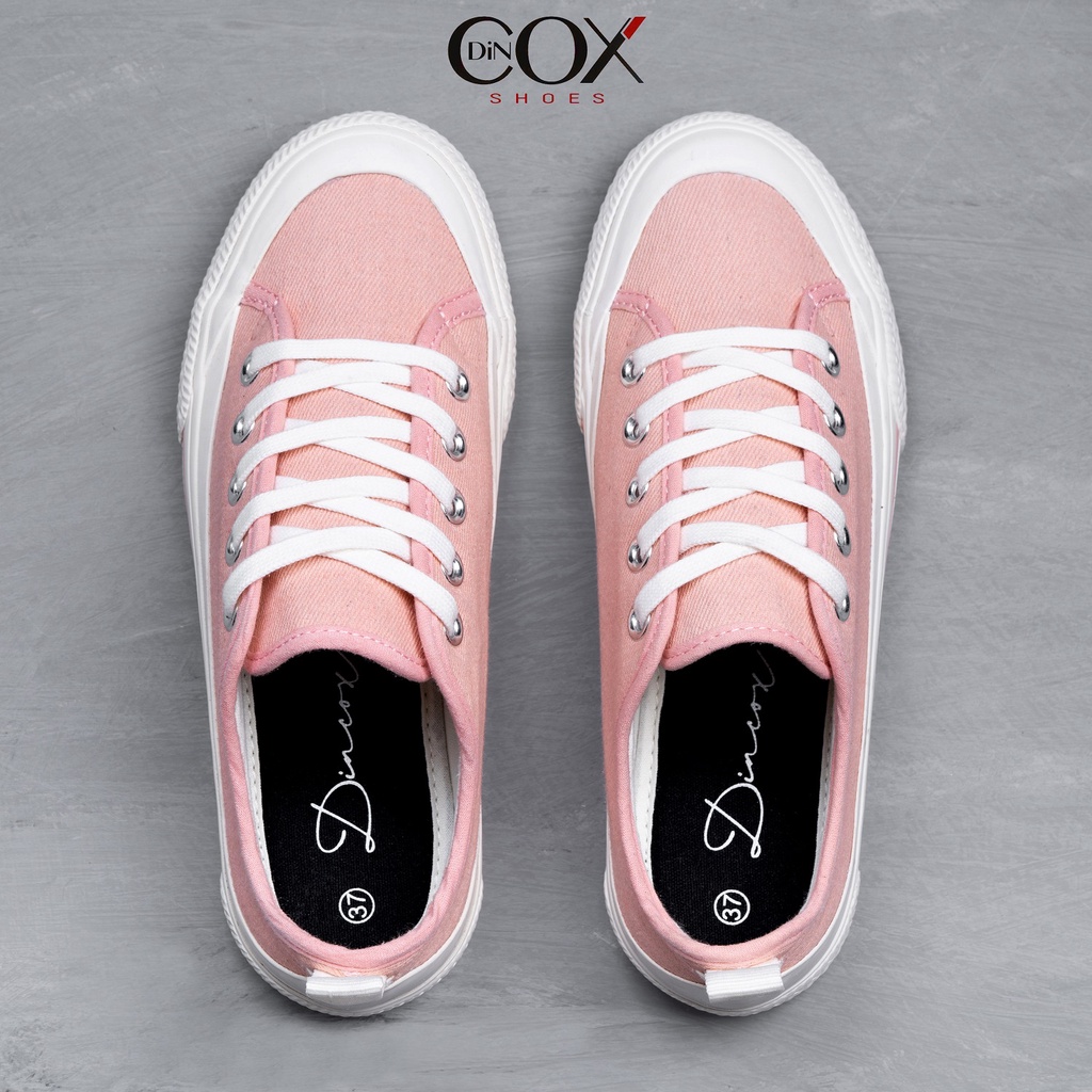 Giày Sneaker Dincox Nữ Vải Canvas C20 Pink Chính Hãng Cá Tính