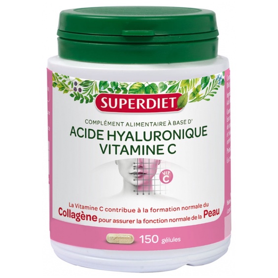 Viên Uống Vitamin C Superdiet Acide Hyaluronique Vitamine C