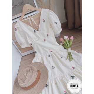 ĐẦM MAXI THÊU HOA ĐI BIỂN BIG SIZE