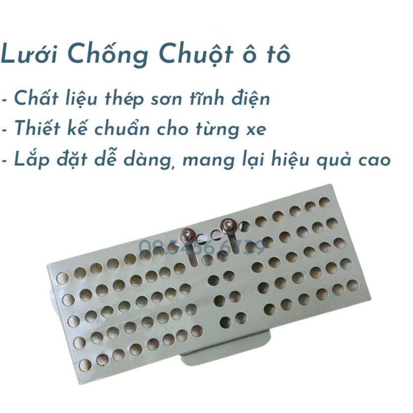 Lưới chống chuột ô tô xe Kia Seltos 2018 đến 2022 lưới ngăn chuột chui vào trong xe chất liệu INOX