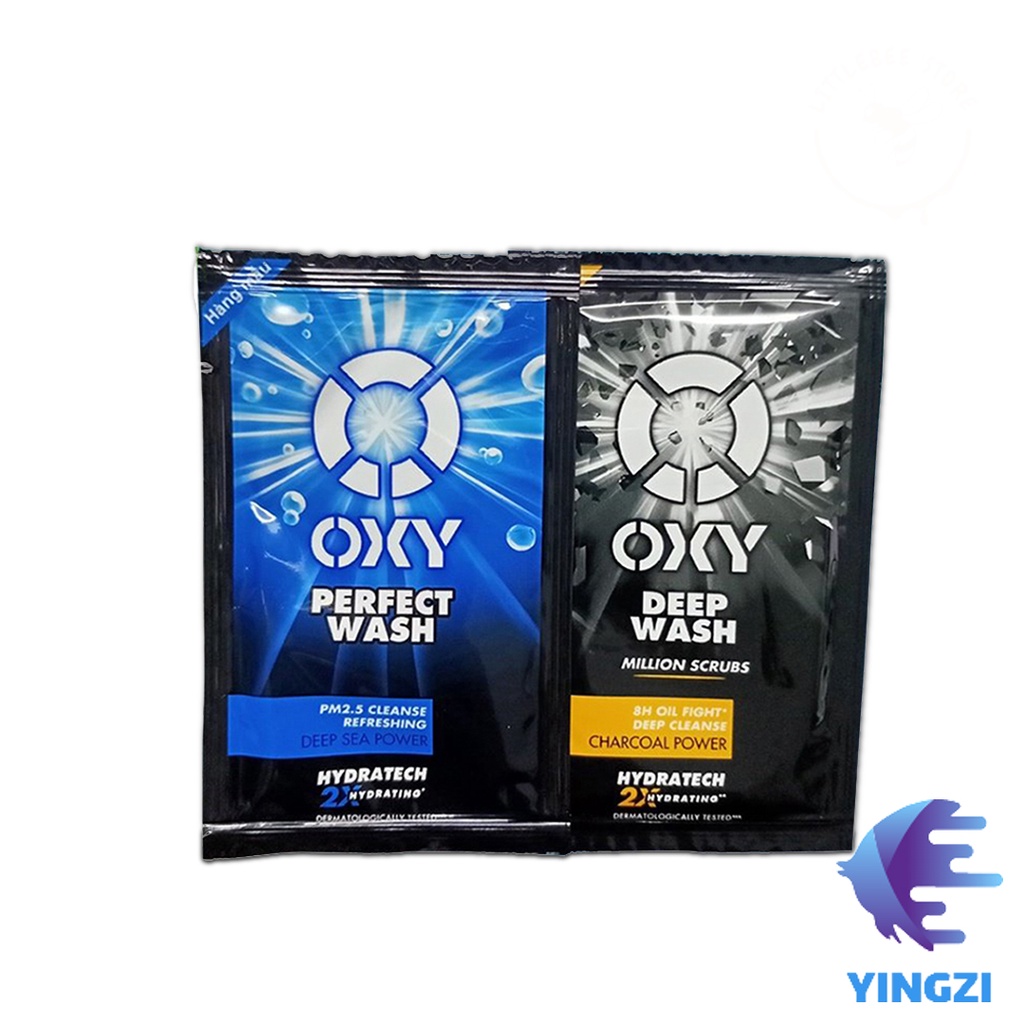 20 Gói sữa Rửa Mặt OXY PERFECT WASH + DEEP WASH Hàng Mẫu 3g/ gói