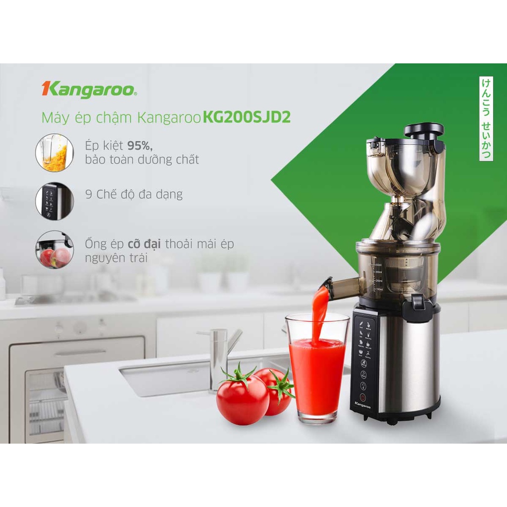 MÁY ÉP TRÁI CÂY KANGAROO KG200SJD2  Hàng Chính Hãng