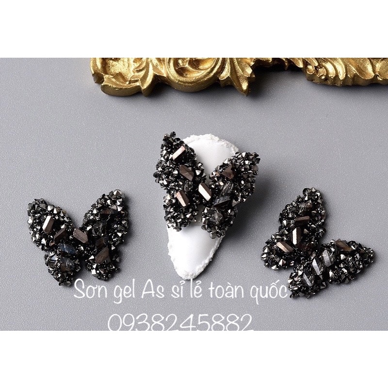 Charm đá trang trí móng bán theo cặp 2 cái