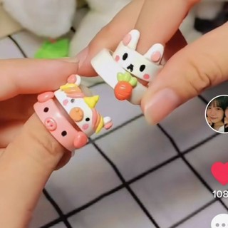 Clay Ring #2 Nhẫn đất sét handmade dễ thương