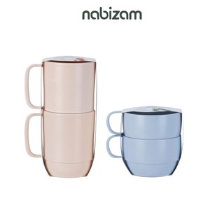  Set 2 Cốc Nước Inochi Amori Chất Liệt Nhựa PP Nguyên Sinh, Phụ Gia Kháng Khuẩn (Ag+) An Toàn Cho Bé