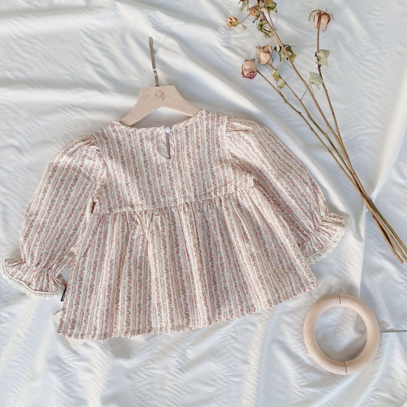 Áo Sơ Mi Phong Cách Phương Tây Thời Trang Mùa Thu Dành Cho Bé Gái