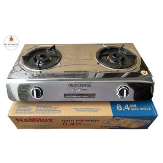 Bếp gas đôi mặt inox namilux dl2163aps - hàng chính hãng