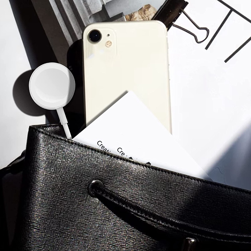 Cáp Sạc Nhanh Cho Đồng Hồ Thông Minh Apple Watch Series SE 7 6 5 4 3 2 1