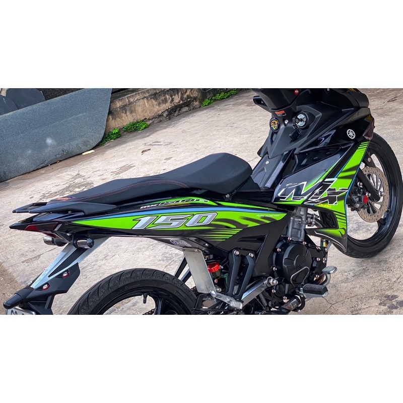 Tem Rời Exciter 150 mẫu MX King 2023 mới lạ siêu nét dán cho xe màu đen