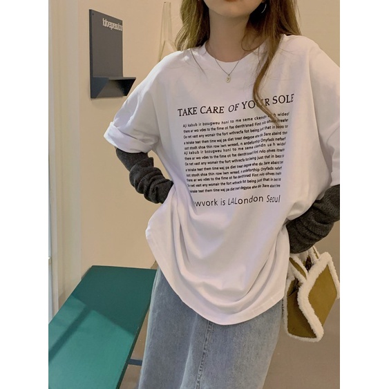 NRVP Áo Thun Unisex Mùa Hè Dáng Suông Tay Cộc Phong Cách Hàn Quốc Cho Nam Nữ