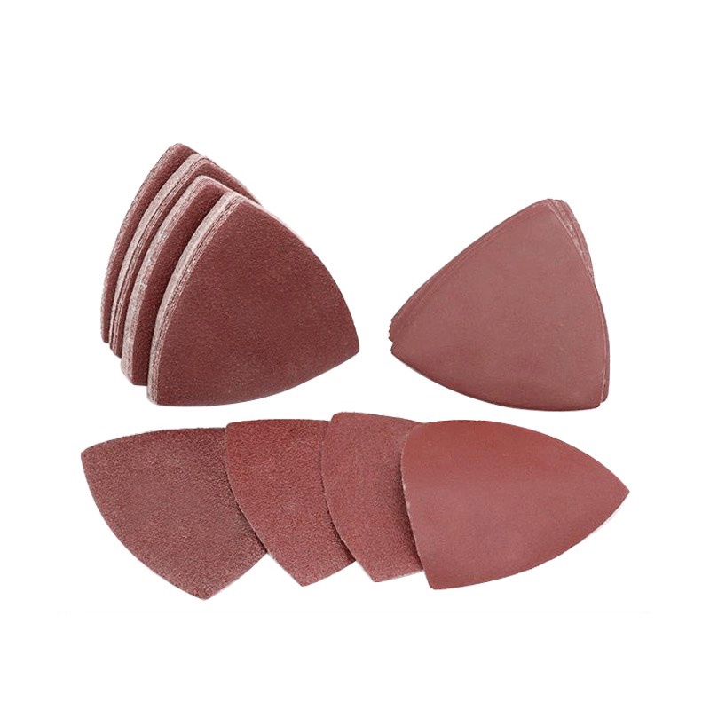 Giấy nhám vải, giấy nhám cuộn, giấy nhám đỏ, dùng cho máy chà nhám, máy cắt rung, giấy nhám tròng, giấy nhám tam giác