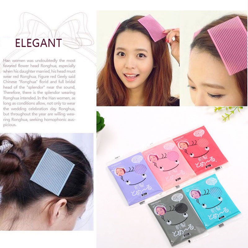 Set 2 miếng dán tóc trang điểm màu sắc giá rẻ