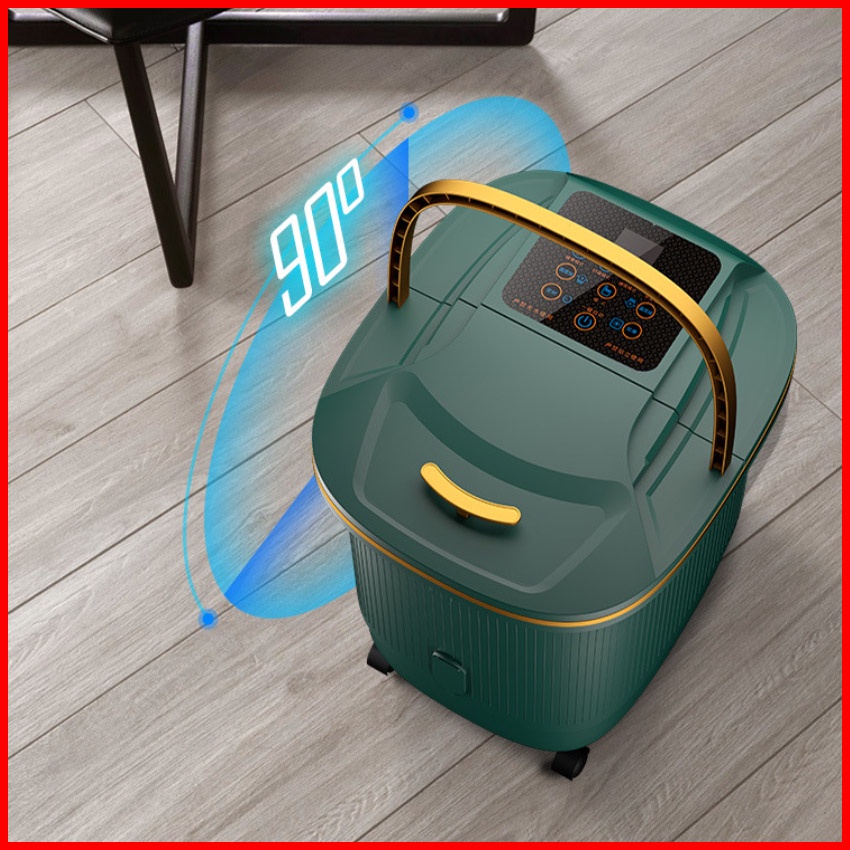 Bồn ngâm chân massage tự động làm nóng nước có chống giật Misubao Hàn Quốc, Máy ngâm chân massage có sục khí chính hãng