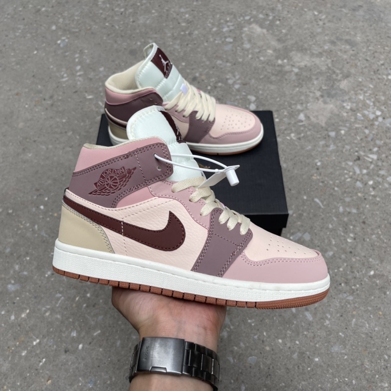 Giày JD1 Milk tea brown nữ