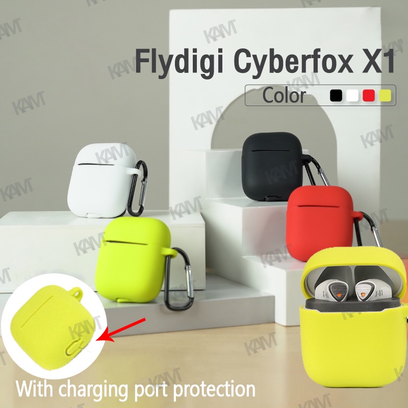 Vỏ Bảo Vệ Hộp Sạc Tai Nghe Bluetooth Flydigi Cyberfox X1 Bằng Silicon Chống Sốc / Bụi Bẩn / Mài Mòn