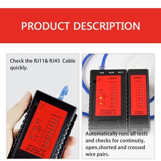 Máy test mạng NF468PT Test RJ45, RJ11, POE