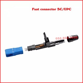 Fast connector sc upc - đầu nối sợi quang chuẩn sc/upc | đầu nối quang nhanh fast connect chất lượng
