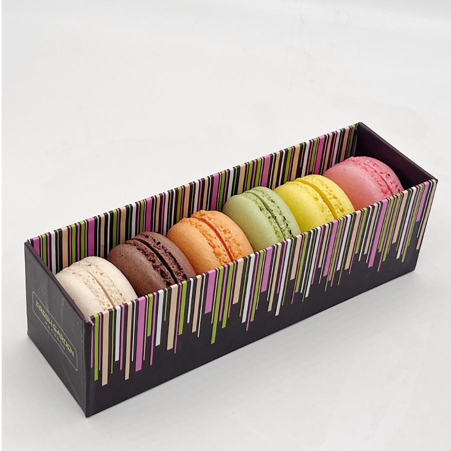 Bánh Macaron FRESH GARDEN Thơm Ngon Mix Vị Với Hộp 90g