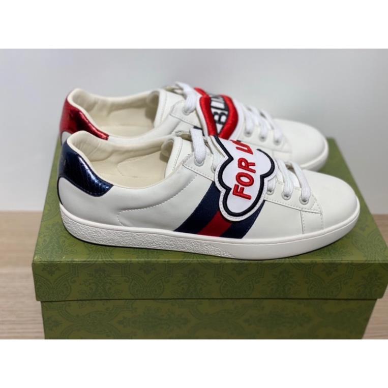 👉🏻Freeship👉🏻 Giày thể thao GG 3 vạch 𝐆𝐮𝐜𝐜𝐢 Môi For Love mẫu mới hàng cao cấp cực chất