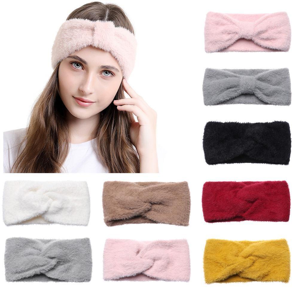 ROWANS Băng Đô Dệt Kim Vải Cashmere Mềm Co Giãn Thời Trang Mùa Đông