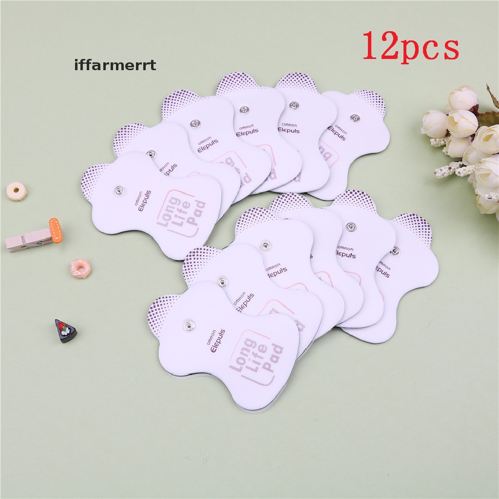 Bộ 12 Miếng Đệm Điện Cực Thay Thế Cho Máy Massage