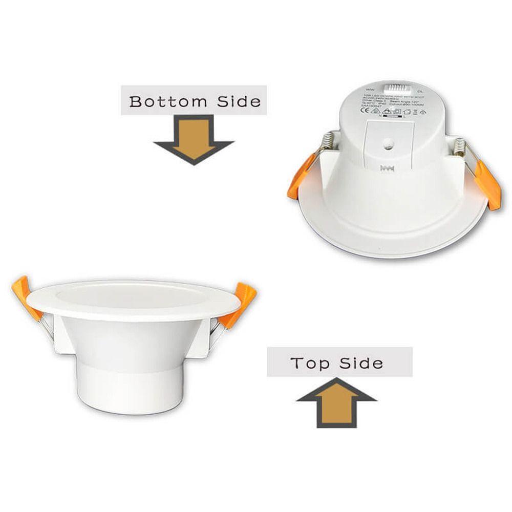 LAKAMIER Đèn Led Downlight Hình Tròn 10W Chất Lượng Cao