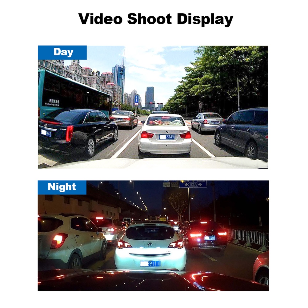 170° Bộ Camera Lùi Xe CCD 1080P HD 12V Chống Nước Có Chế Độ Nhìn Ban Đêm