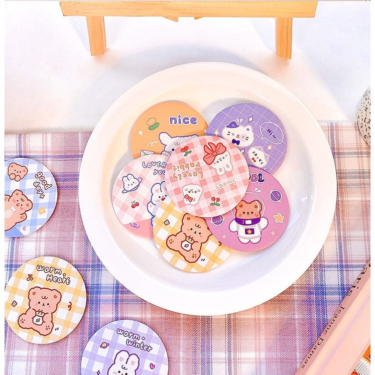 GƯƠNG MINI 1 MẶT CẦM TAY DỄ THƯƠNG