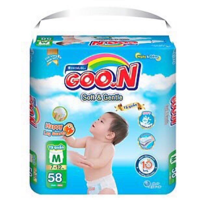 Bỉm quần Goo.n Soft & Gentle Nhật M58,L52,XL50,XXL48
