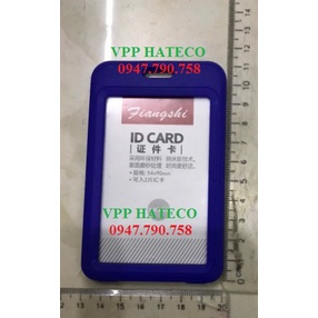 10 Chiếc bao đựng thẻ nhựa dọc 2 mặt  bảng thẻ,thẻ học sinh sinh viên,cán bộ công nhân viên CAO CẤP