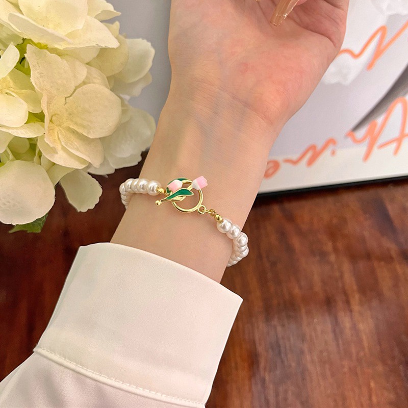 Vòng Tay Hình Hoa Tulip Thời Trang