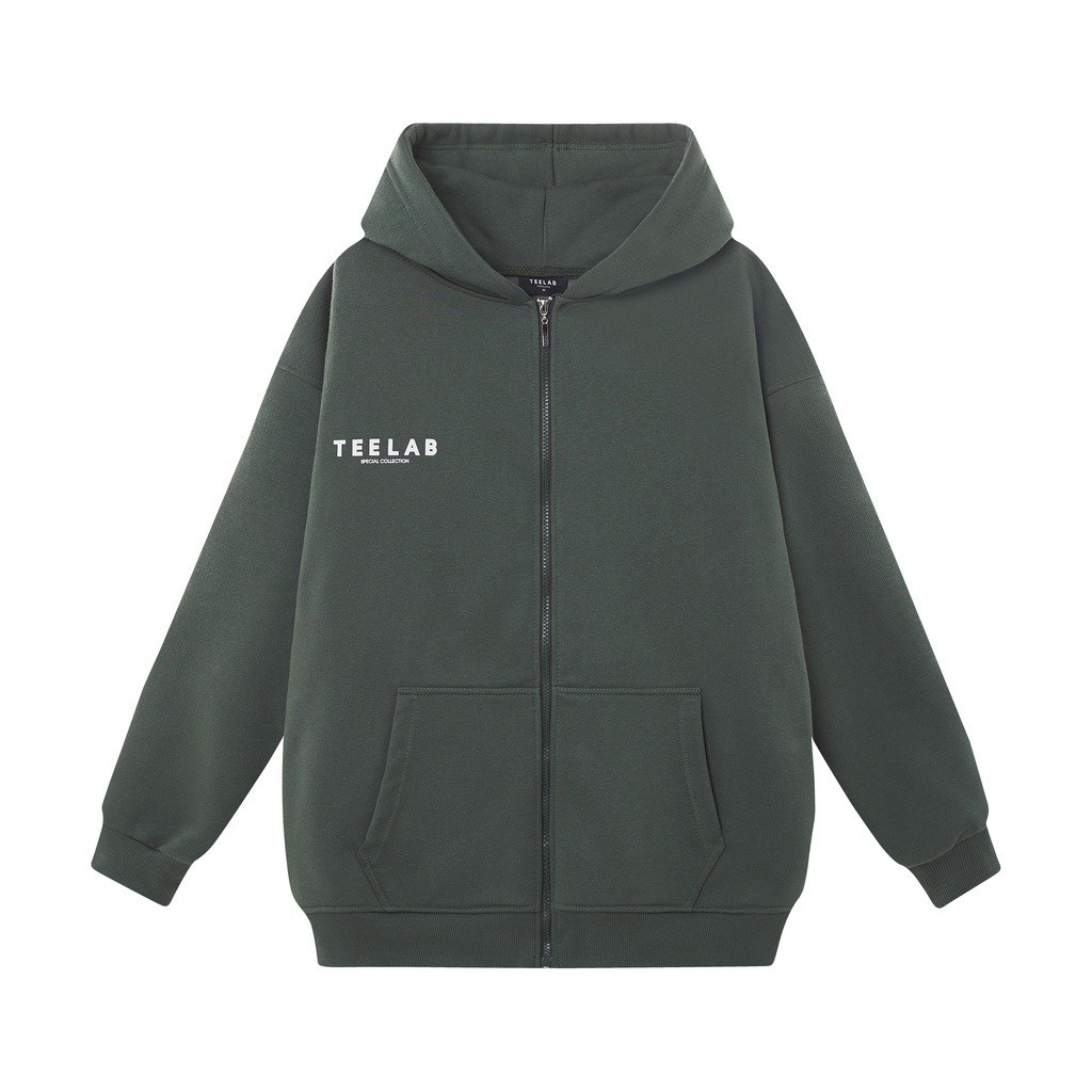 Áo Hoodie Zip Local Brand Unisex Teelab Basic Kéo Khóa