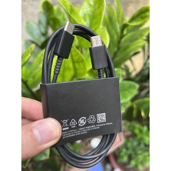 Cáp sạc Samsung C-C chính hãng, dài 1.2mét, sạc nhanh