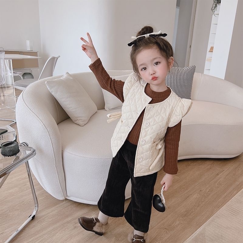 Áo Vest Lót Nhung Dày Ấm Áp Đơn Giản Dành Cho Học Sinh