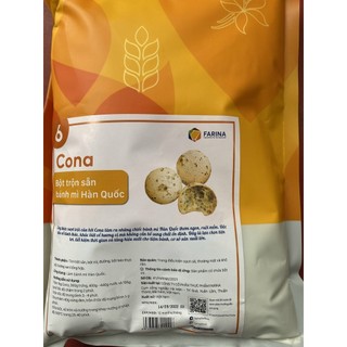 BỘT TRỘN SẴN BÁNH MÌ MÈ ĐEN HÀN QUỐC FARINA CONA 1KG