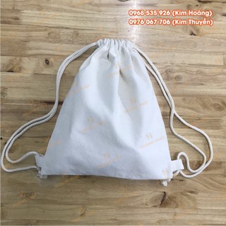 Balo dây rút vải canvas