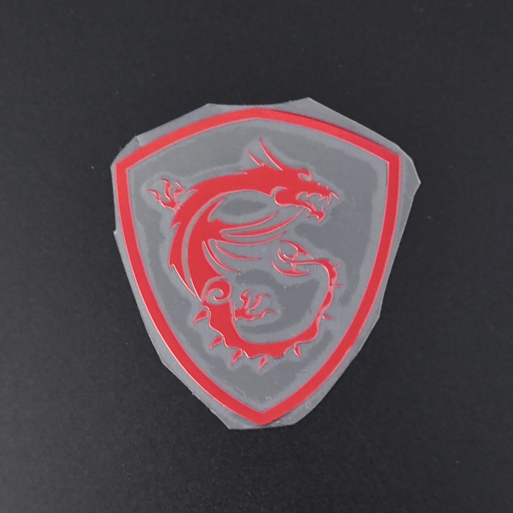 Sticker Dán Trang Trí Máy Tính Họa Tiết Logo Gaming ROG MSI CoolerMaster