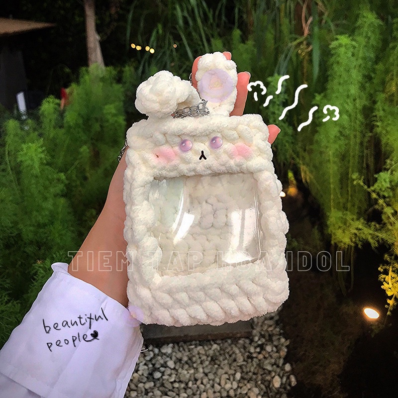 (Tặng kèm top) TÚI ĐỰNG TOP LOADER BẰNG LEN, BAO ĐỰNG TOP HOLDER