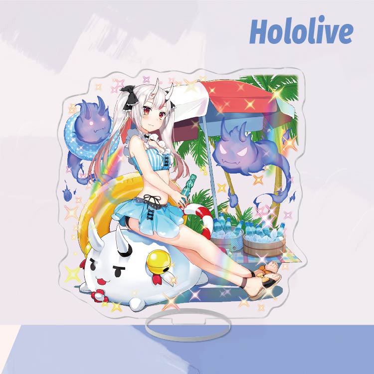 Mô Hình Đồ Chơi Nhân Vật Anime Hololive Vtuber Pekora Uruha Rushia Hosimati Suisei Bằng Acrylic Để Bàn Trang Trí
