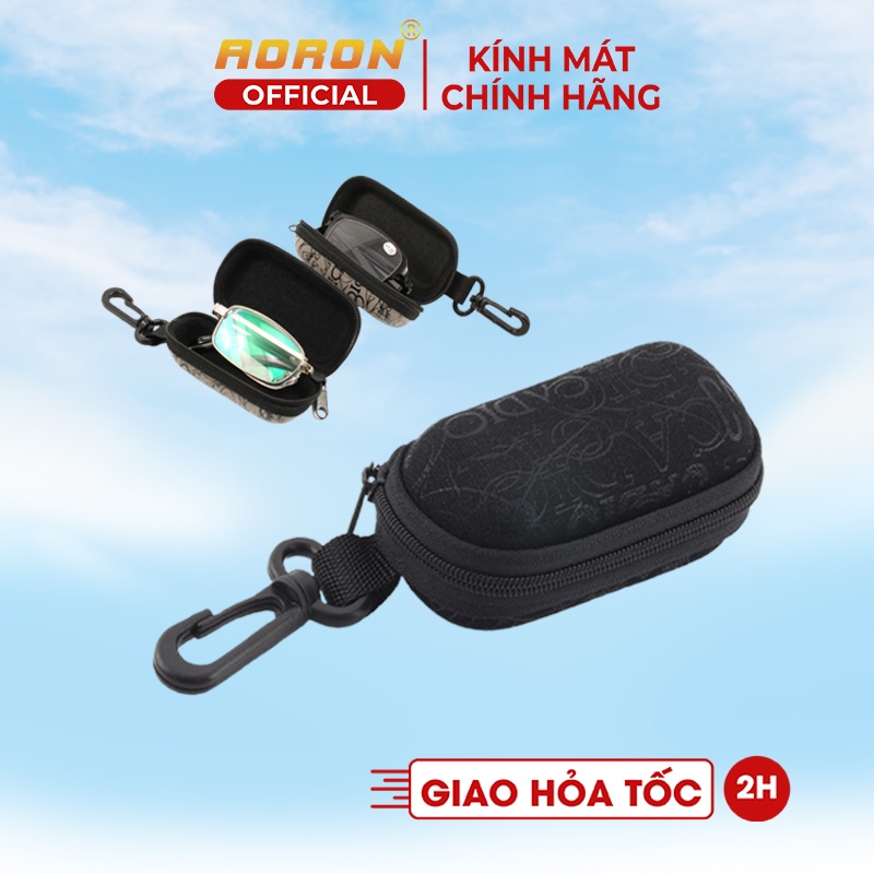 Hộp Đựng Kính Gấp Gọn Có Móc Treo Tiện Lợi Nhỏ Gọn Dễ Mang Theo Đi Làm Đi Du Lịch- APK081