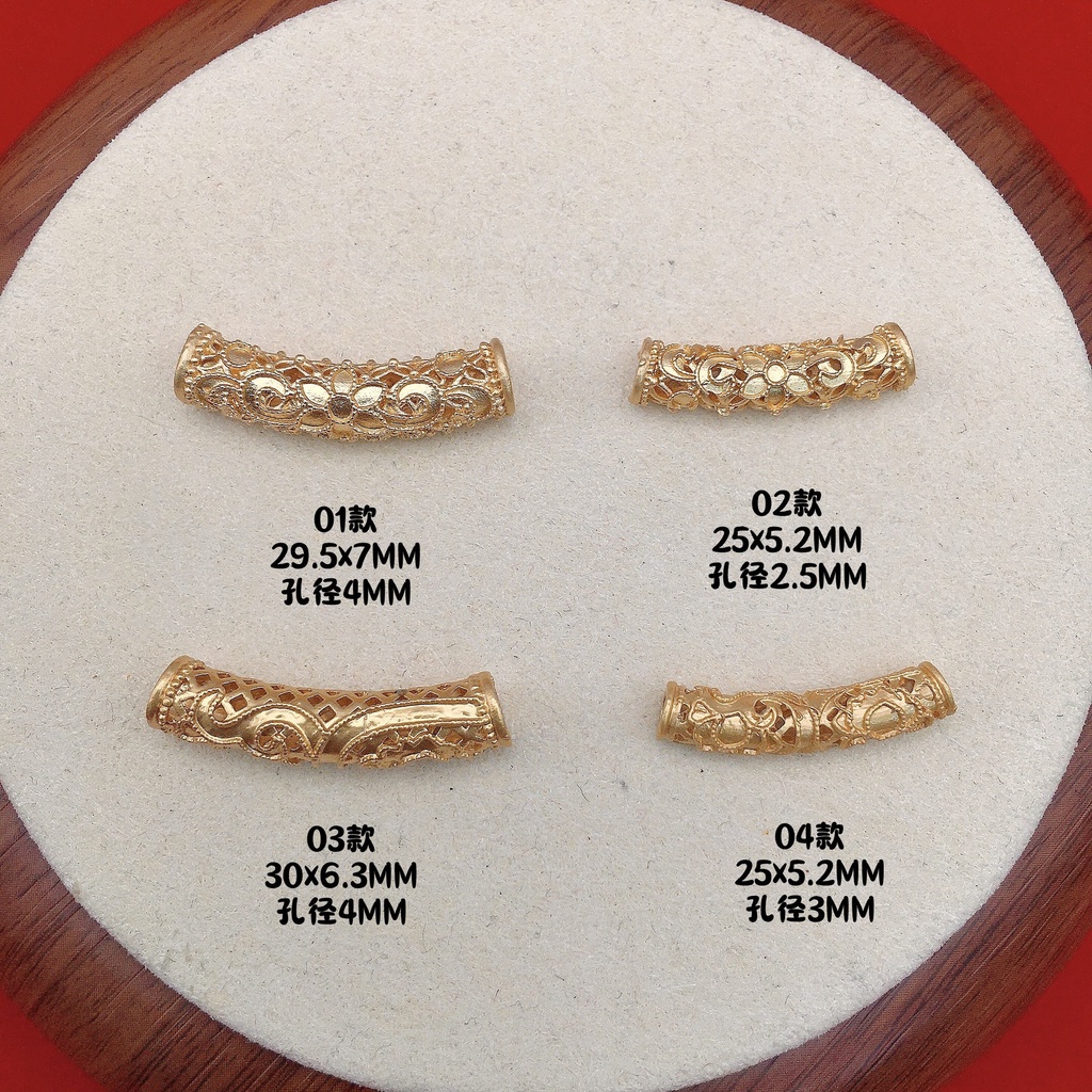 Vòng Đeo Tay Cát Vàng Cát Rỗng Hình Hoa Sen Handmade Phụ Kiện Vòng Tay Màu Đỏ Đính Hạt diy Bán Sỉ