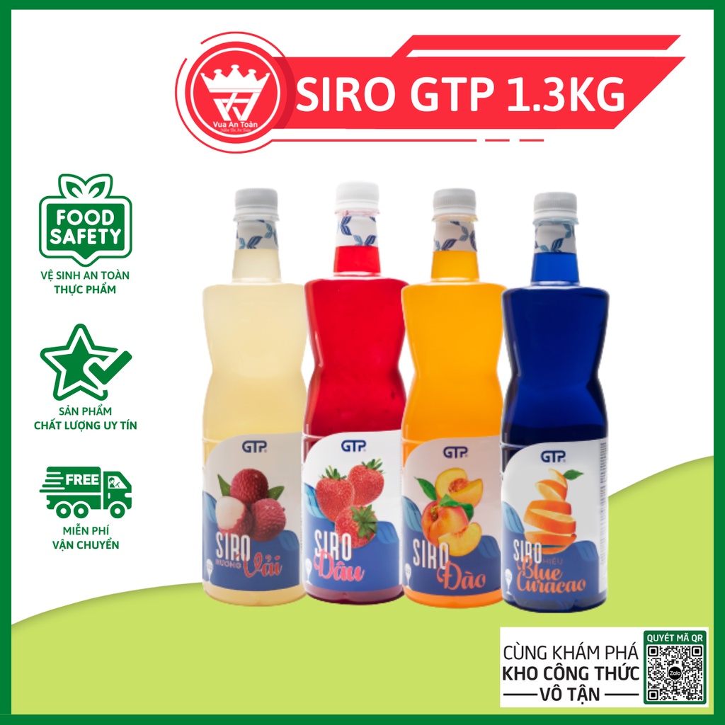 Siro Gia Thịnh Phát 1.3KG Đủ Vị - Hương Vị Đậm Đà, Vị Ngọt Tự Nhiên