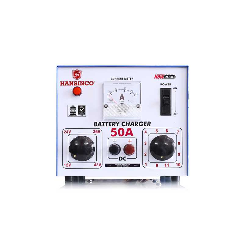 MÁY SẠC BÌNH TĂNG GIẢM AC - DC 50A HANSINCO