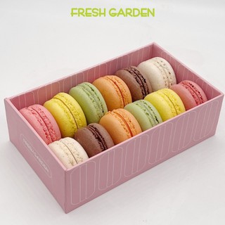 Bánh Macaron FRESH GARDEN Thơm Ngon Mix Vị Với Hộp 180g